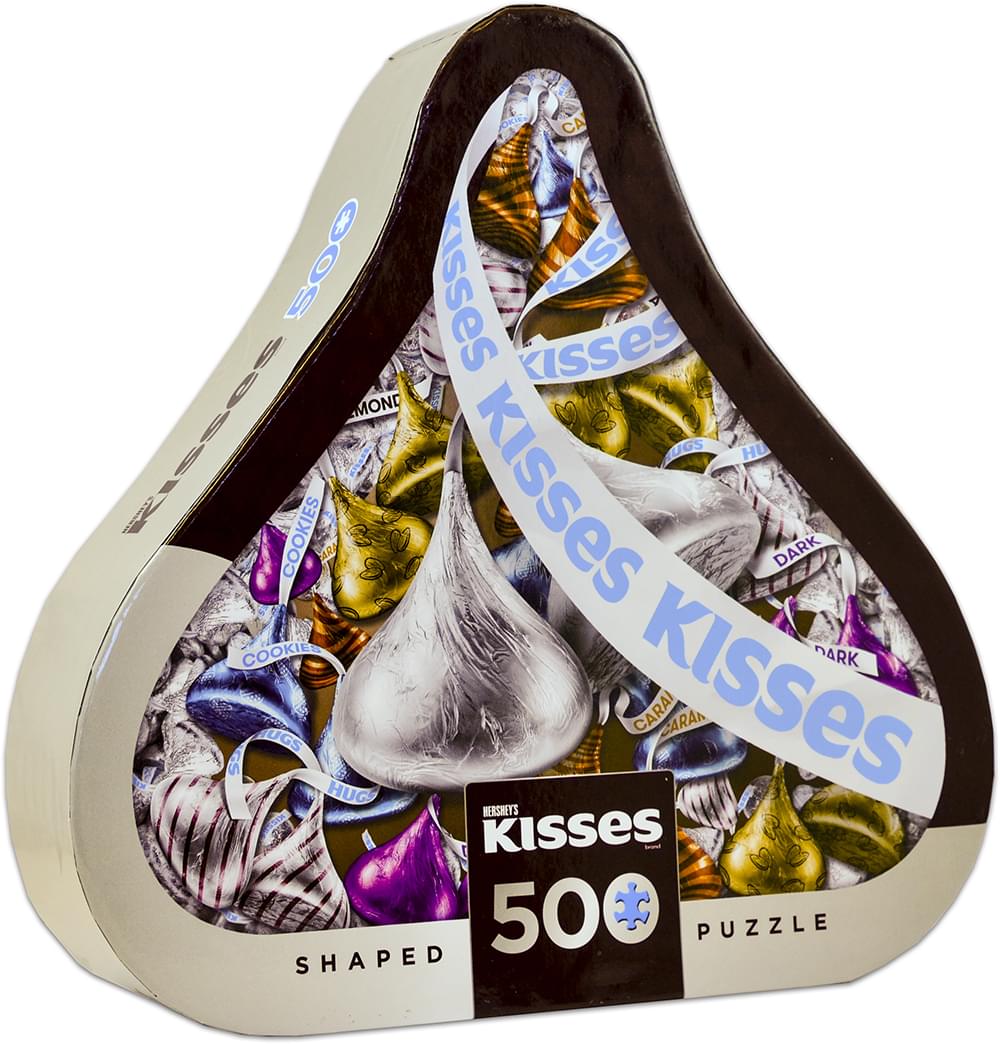 Hershey's Shaped Kiss 500 Piece Jigsaw Puzzle