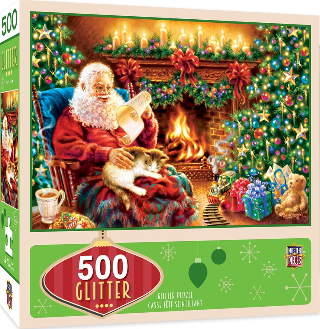 Christmas Dreams 500 Piece Glitter Jigsaw Puzzle