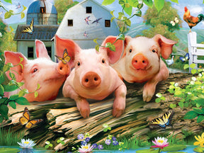 Three Lil Pigs 300 Piece Large EZ Grip Jigsaw Puzzle