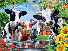 Moo Love 300 Piece Large EZ Grip Jigsaw Puzzle
