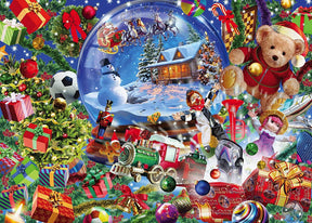 Snow Globe Dreams 500 Piece Glitter Jigsaw Puzzle
