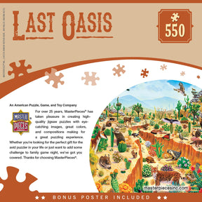 Last Oasis 550 Piece Jigsaw Puzzle
