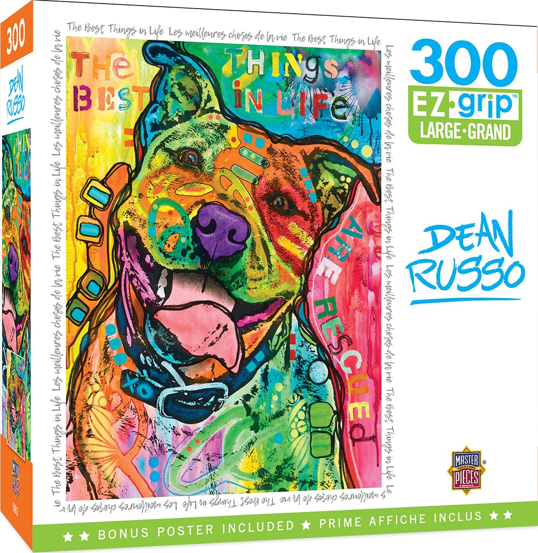 Dean Russo The Best Things in Life 300 Piece Large EZ Grip Jigsaw Puzzle
