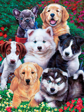Fluffy Fuzzballs 300 Piece Large EZ Grip Jigsaw Puzzle