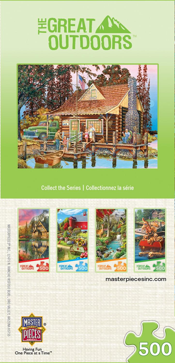 The Great Outdoors 500 Piece Jigsaw Puzzle 4-Pack
