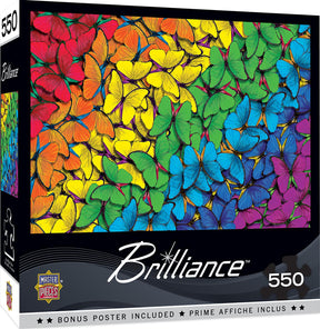 Fluttering Rainbow 550 Piece Jigsaw Puzzle