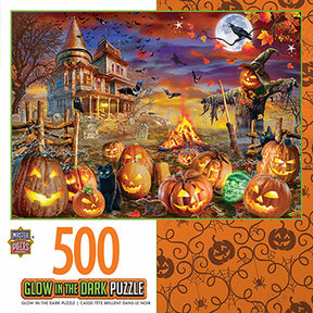 All Hallows Eve 500 Piece Glow In The Dark Jigsaw Puzzle