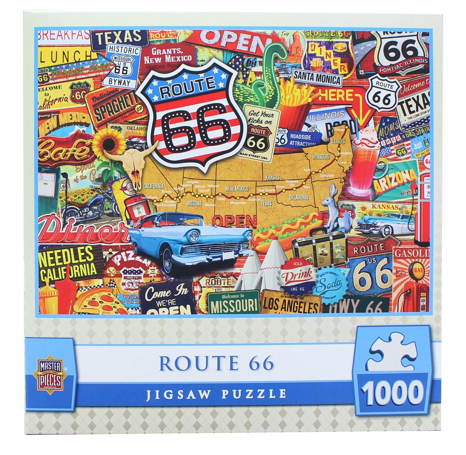 MasterPieces 1000 Piece Jigsaw Puzzle | Greetings From Route 66
