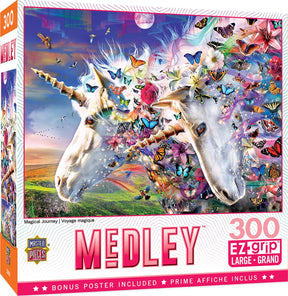Unicorns & Butterflies 300 Piece Large EZ Grip Jigsaw Puzzle