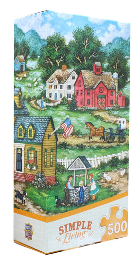 Simple Living 500 Piece Jigsaw Puzzle 4-Pack