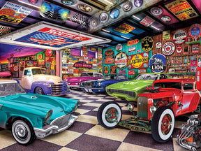 Collectors Garage 750 Piece Jigsaw Puzzle