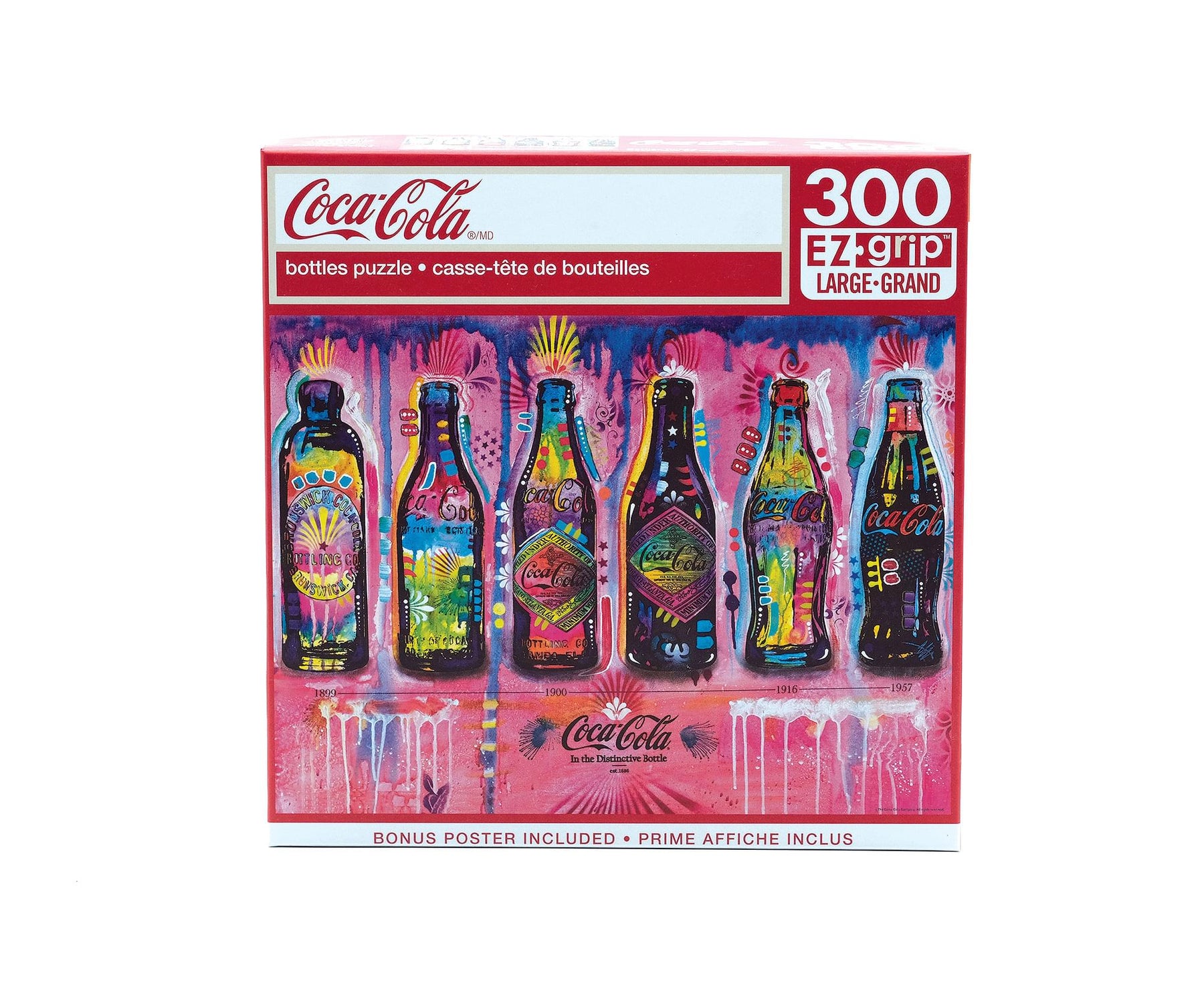 Coca-Cola Bottles 300 Piece EZ Grip Jigsaw Puzzle