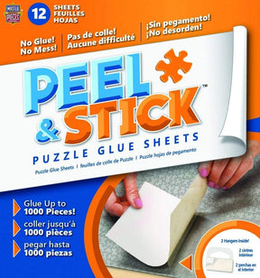 MasterPieces Jigsaw Puzzle Glue Sheets | Set of 12