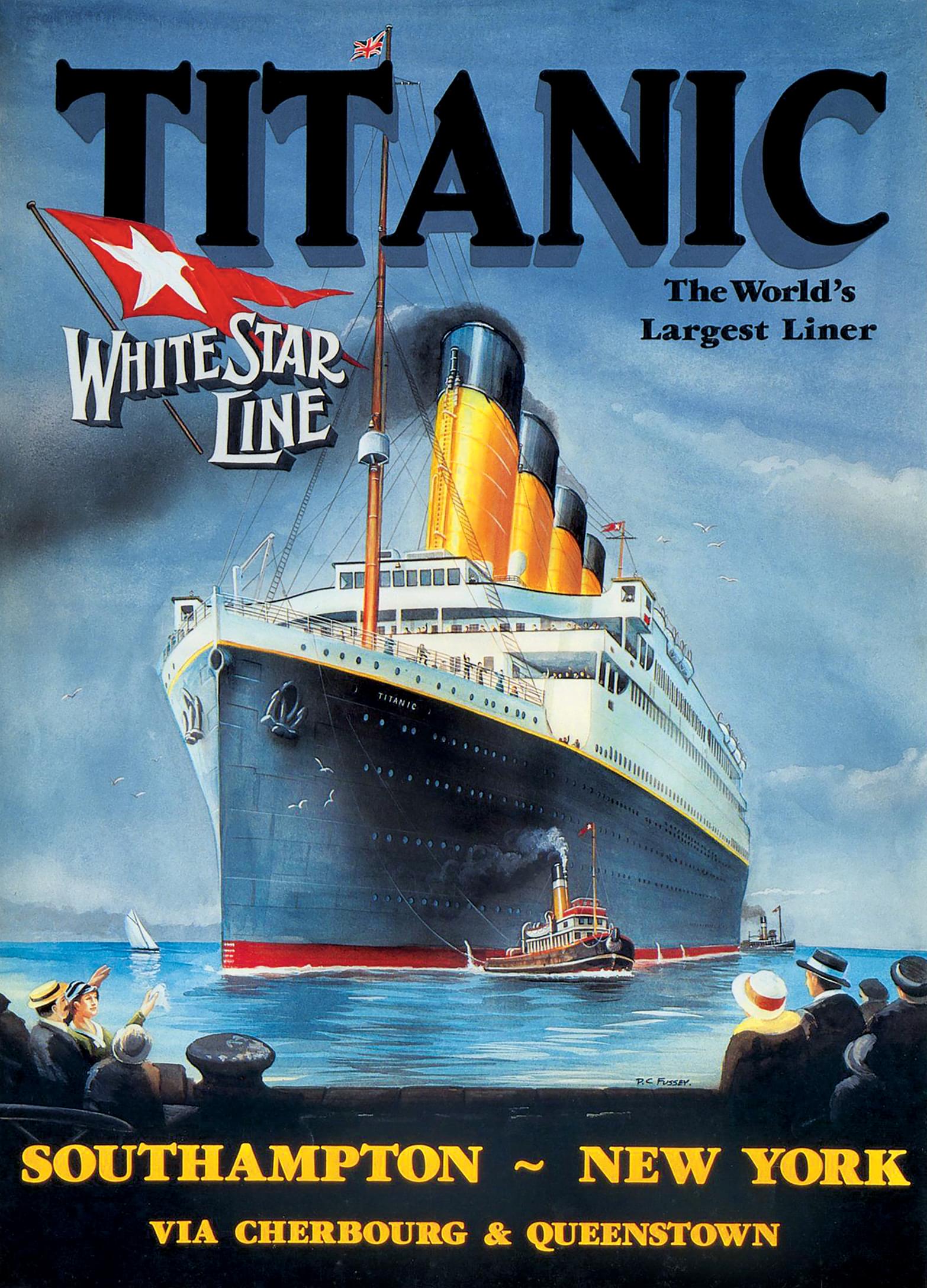 Titanic White Star Line #006 1000 Piece Jigsaw Puzzle
