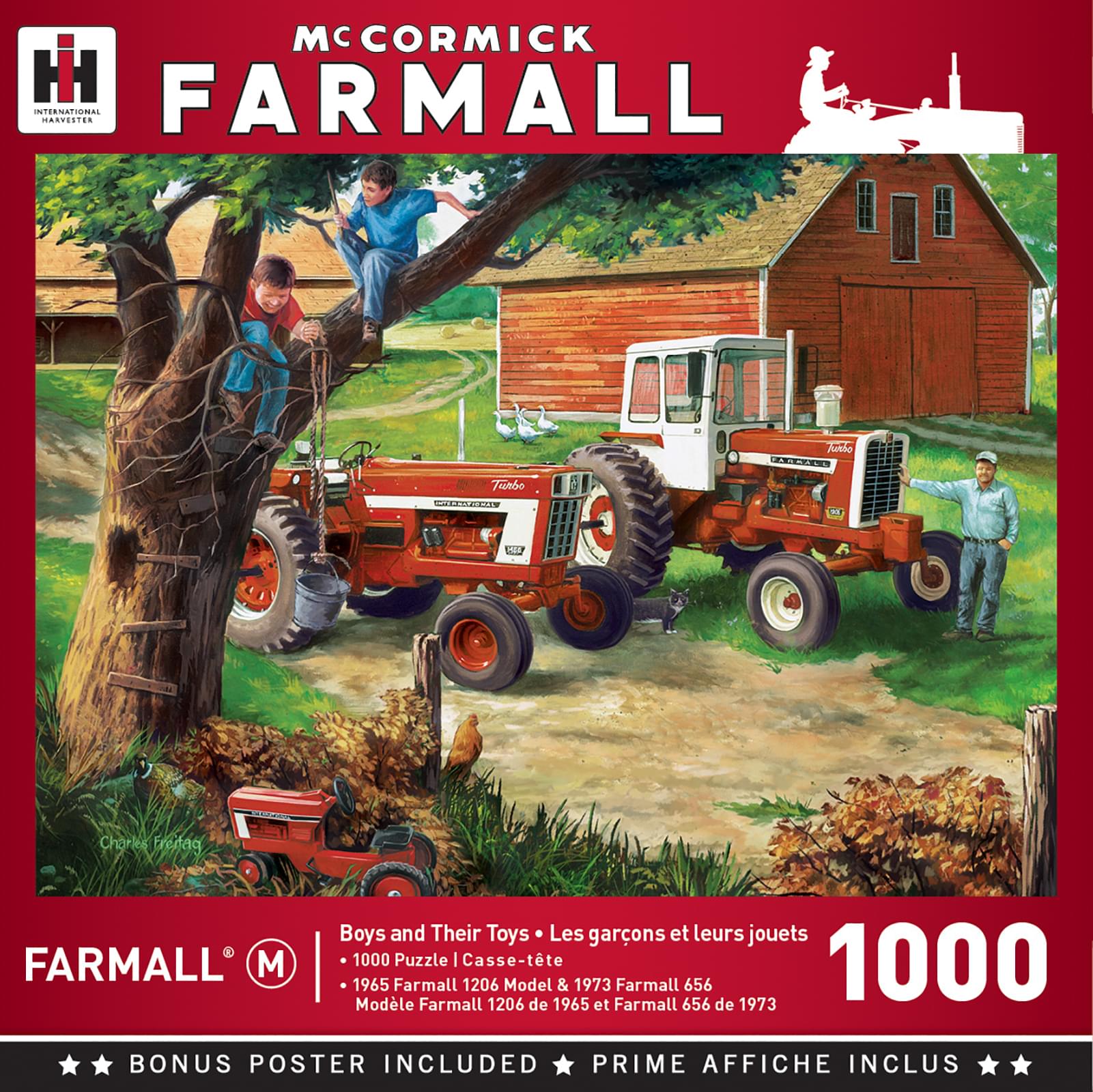 Farmall Tractors Boys and Their Toys 1000 Piece Jigsaw Puzzle