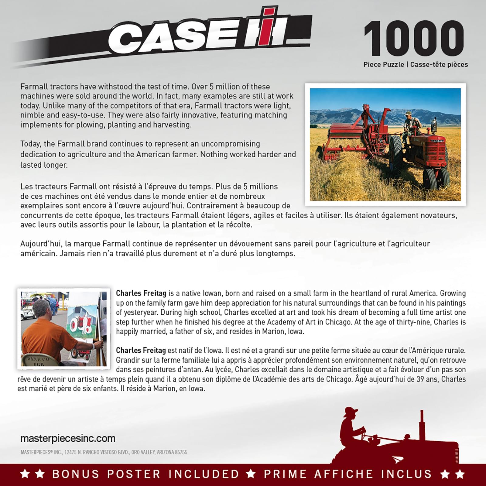 Farmall Tractors Teamwork 1000 Piece Jigsaw Puzzle