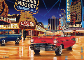 Cruisin Route 66 Gamblin Man 1000 Piece Jigsaw Puzzle