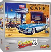 Cruisin Route 66 Café 1000 Piece Jigsaw Puzzle