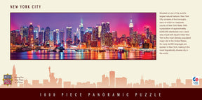 New York City 1000 Piece Panoramic Jigsaw Puzzle