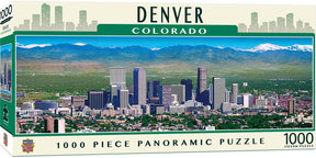 Downtown Denver Colorado 1000 Piece Panoramic Jigsaw Puzzle