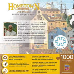 Hometown Gallery Crows Nest Harbor 1000 Piece Jigsaw Puzzle