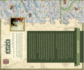Xplorer Maps Glacier National Park 1000 Piece Jigsaw Puzzle