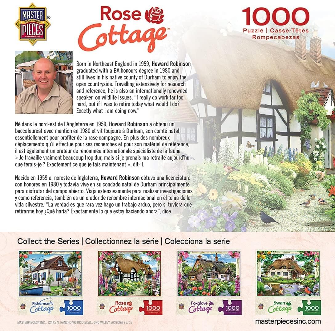 Rose Cottage 1000 Piece Jigsaw Puzzle