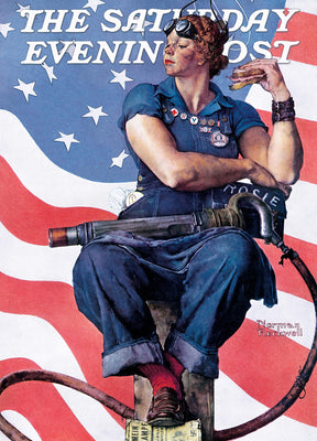 Saturday Evening Post Rosie the Riveter 1000 Piece Jigsaw Puzzle