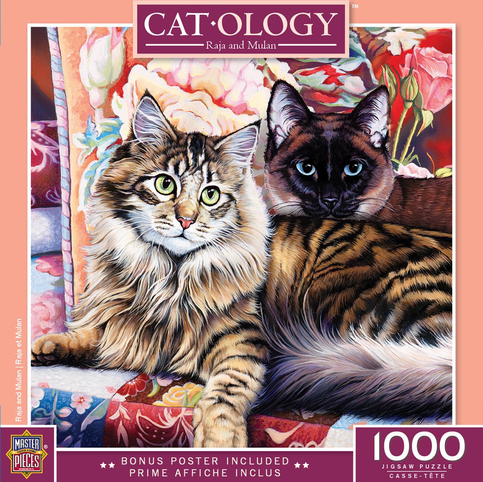 Cat-Ology Raja and Mulan 1000 Piece Jigsaw Puzzle