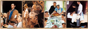 Norman Rockwell The Four Freedoms 1000 Piece Panoramic Jigsaw Puzzle