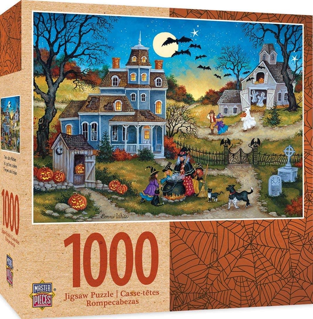 Three Little Witches 1000 Piece Jigsaw Puzzle