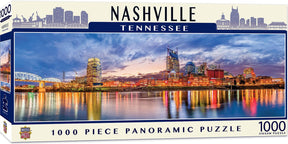 Downtown Nashville Tennessee 1000 Piece Panoramic Jigsaw Puzzle