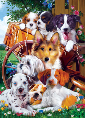 Furry Friends Ready for Work 1000 Piece Jigsaw Puzzle