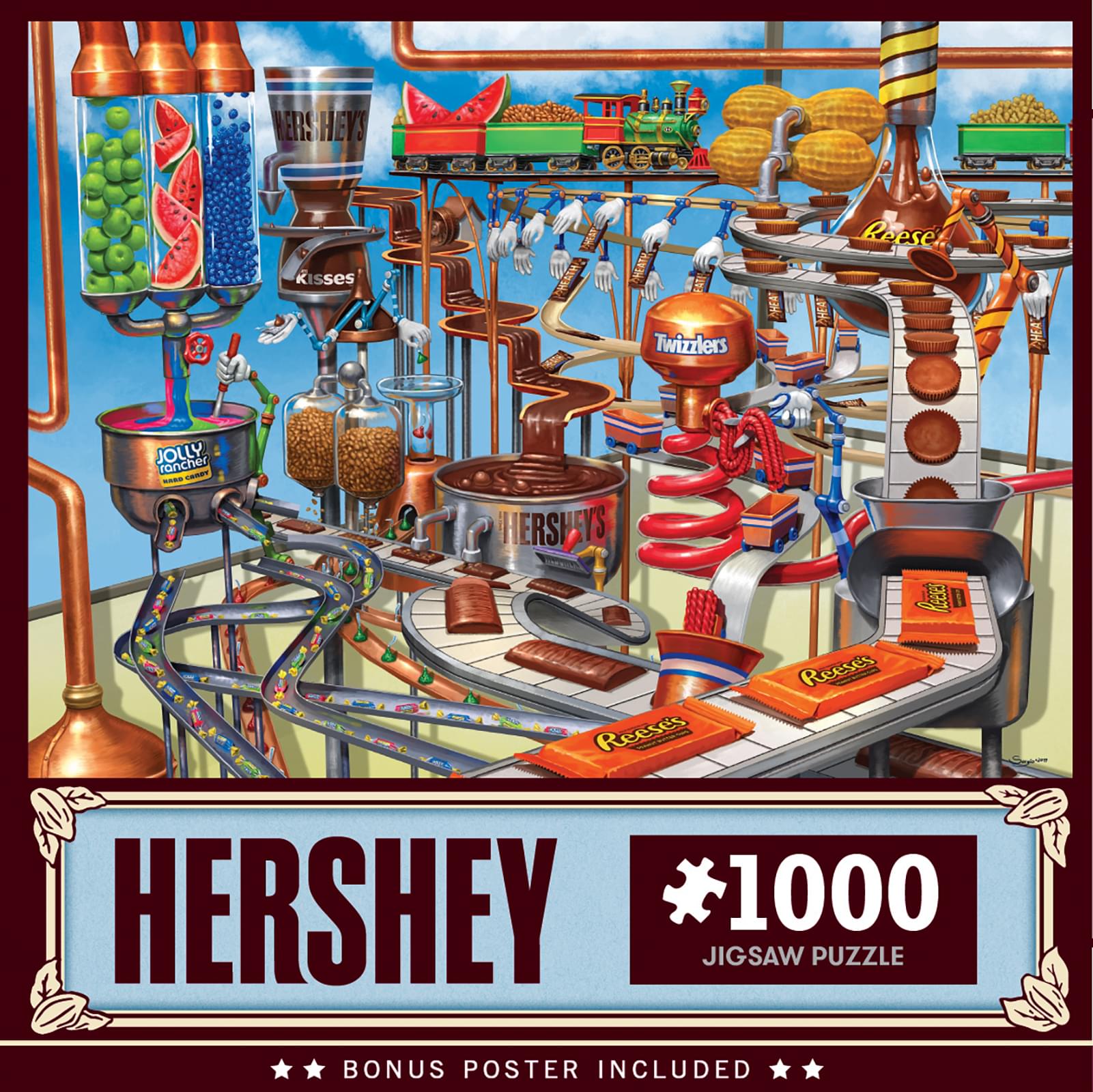 Hershey's Chocolate Factory 1000 Piece Jigsaw Puzzle