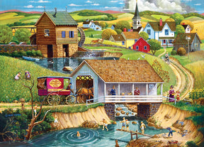 Hometown Gallery Last Swim of Summer 1000 Piece Jigsaw Puzzle