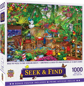 Garden Hideaway 1000 Piece Jigsaw Puzzle
