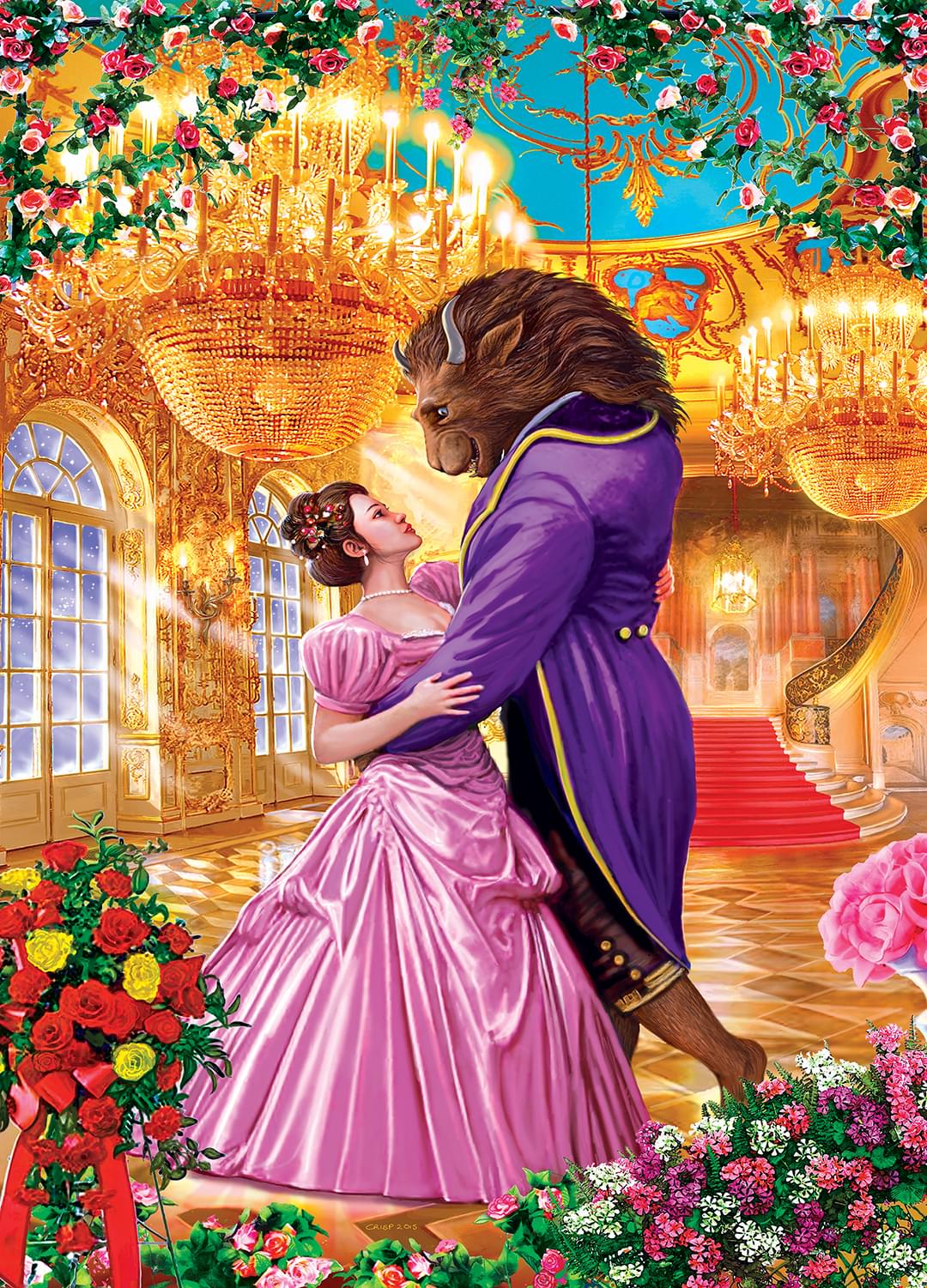 Beauty and the Beast 1000 Piece Jigsaw Puzzle