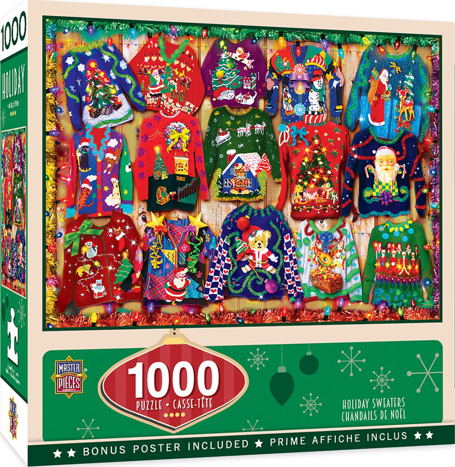 Holiday Sweaters 1000 Piece Jigsaw Puzzle