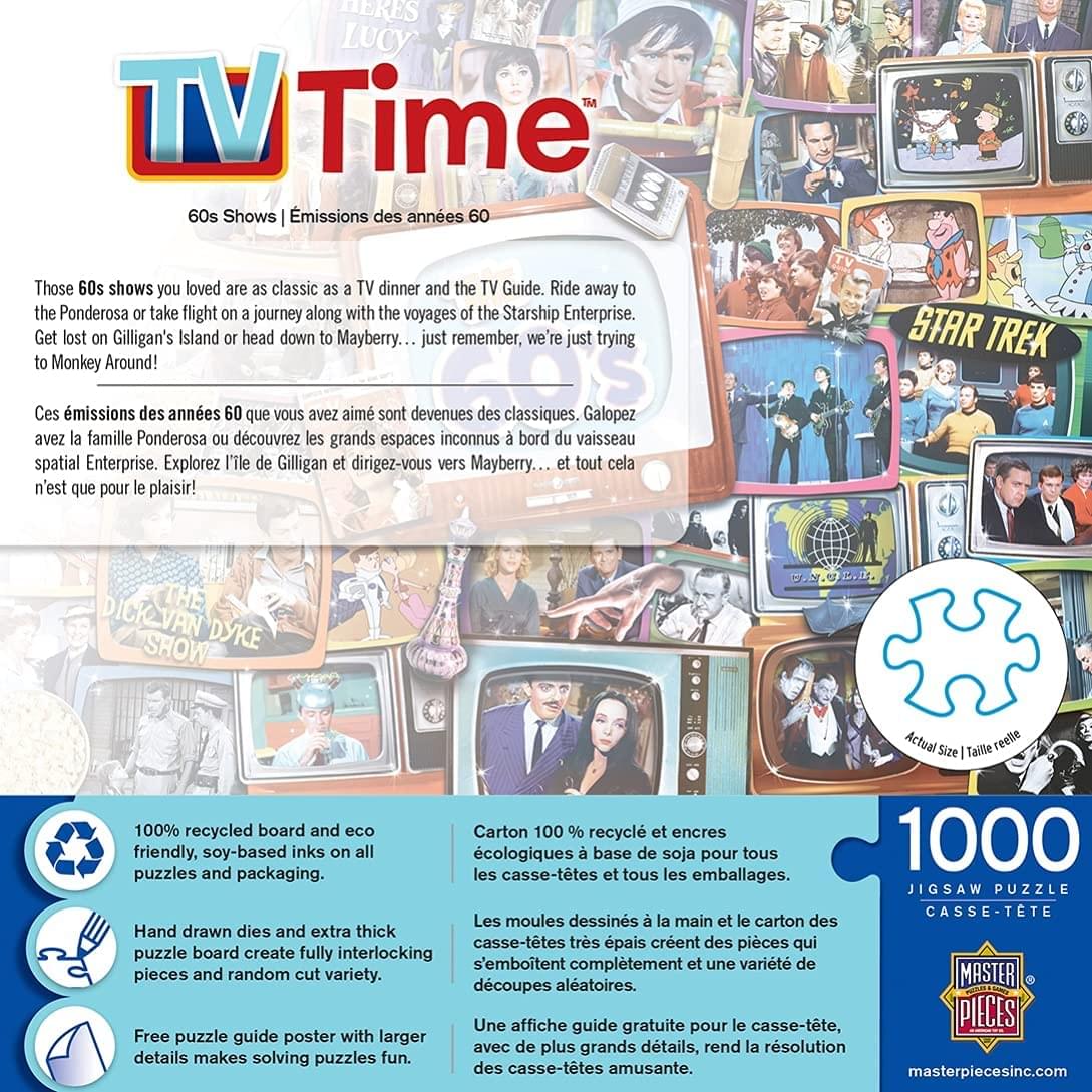 TV Time The 60s 1000 Piece Jigsaw Puzzle