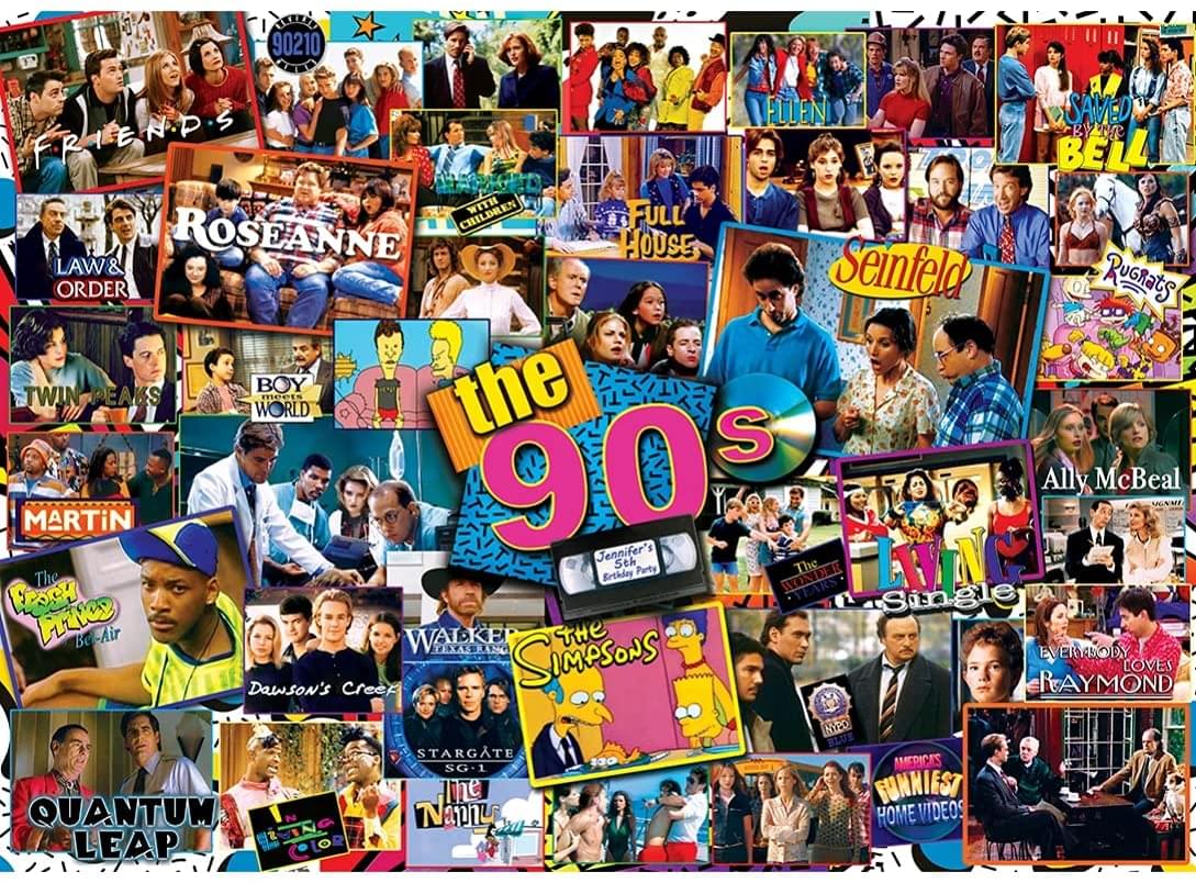 TV Time The 90s 1000 Piece Jigsaw Puzzle