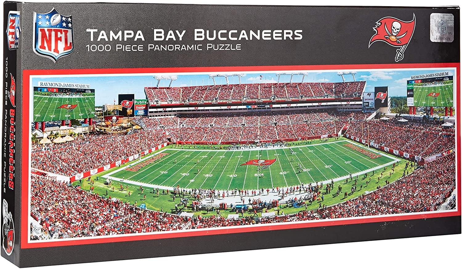 Tampa Bay Buccaneers Stadium NFL 1000 Piece Panoramic Jigsaw Puzzle