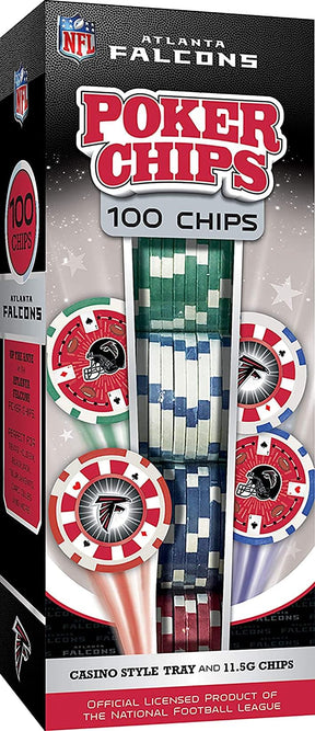 Atlanta Falcons NFL 100-Piece Poker Chips