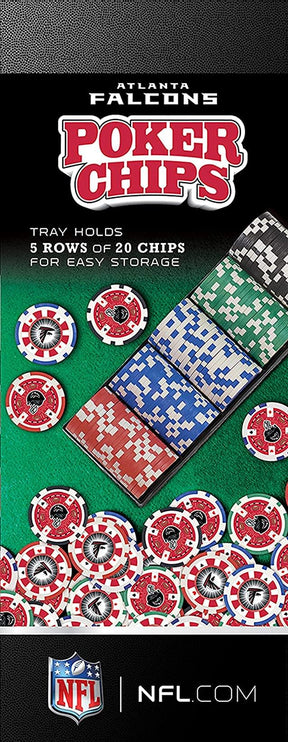 Atlanta Falcons NFL 100-Piece Poker Chips
