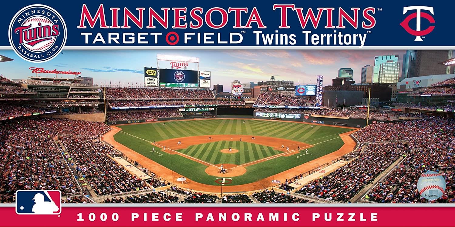 Minnesota Twins Stadium MLB 1000 Piece Panoramic Jigsaw Puzzle