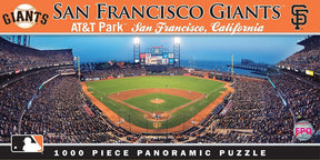 San Francisco Giants Stadium MLB 1000 Piece Panoramic Jigsaw Puzzle