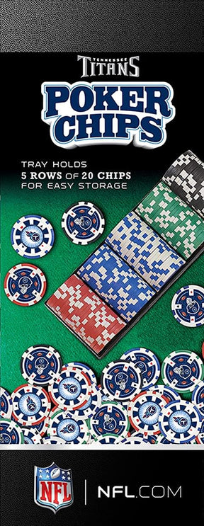 Tennessee Titans  NFL 100-Piece Poker Chips