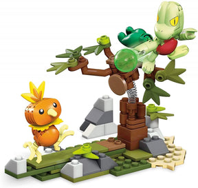 Mega Construx Pokémon Battle Pack | Torchic VS. Treecko