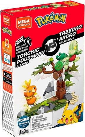 Mega Construx Pokémon Battle Pack | Torchic VS. Treecko