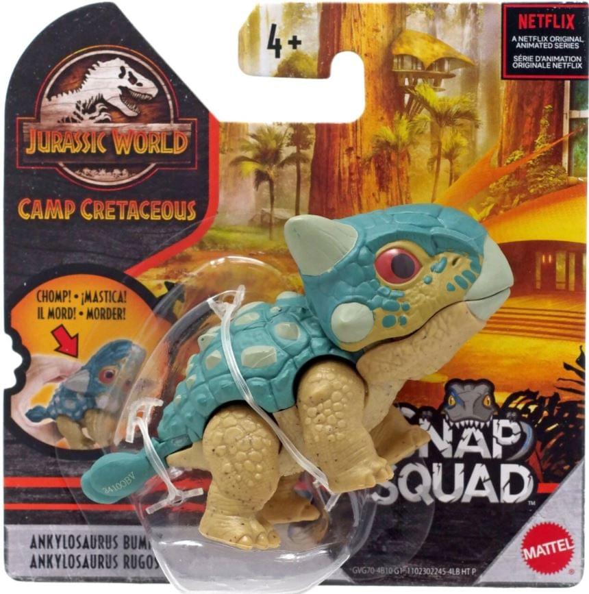 Jurassic World 2 Inch Snap Squad Figure | Ankylosaurus