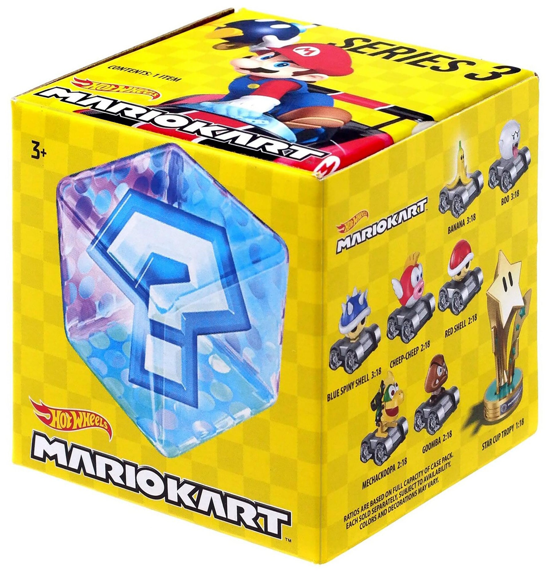 Mario Kart Hot Wheels Blind Box | Lot of 3